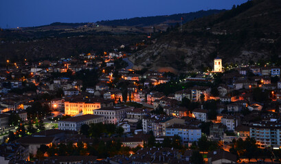 A night view from Kastamonu, Turkey