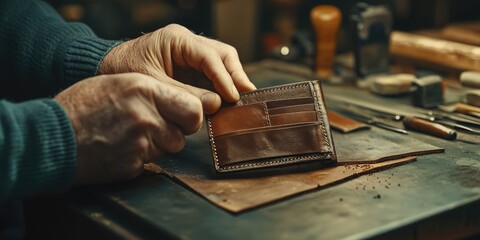 Making Leather Wallet