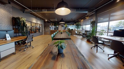 Coworking space contemporary with innovative design and high-end