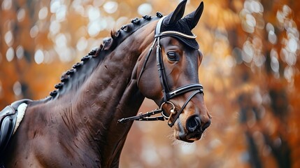 Obraz premium Czech klusar horses with their elegant forms