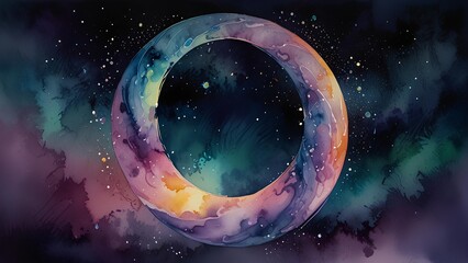 Obraz premium A sensuously gleaming quantum transporter, its ethereal form exuding allure and mystique: shimmering with hues of opal and amethyst, a captivating swirl of energy within a delicate frame. 