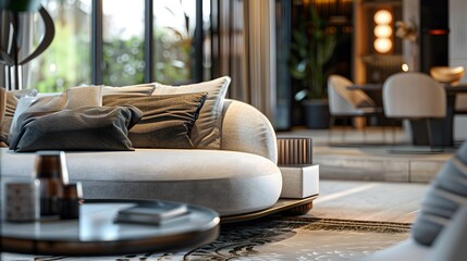 Furniture luxurious and modern using high quality materials