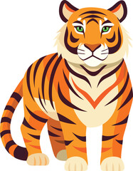 Obraz premium tiger vector