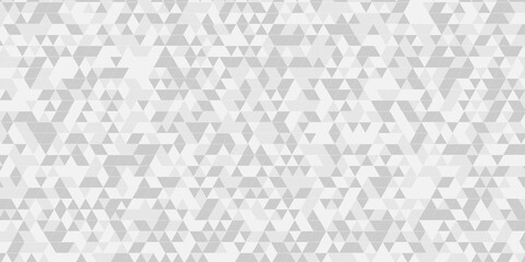 Obraz premium Abstract geometric background vector seamless technology gray and white background. Abstract geometric pattern gray Polygon Mosaic triangle, business and corporate background.