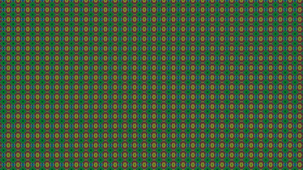 Colorful geometric design vibrant red green yellow circles in repeating pattern art illustration abstract background.