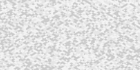 Abstract geometric background vector seamless technology gray and white background. Abstract geometric pattern gray Polygon Mosaic triangle, business and corporate background.