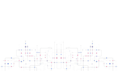 Digital technology background. Concept with technology line. Circuit board background technology