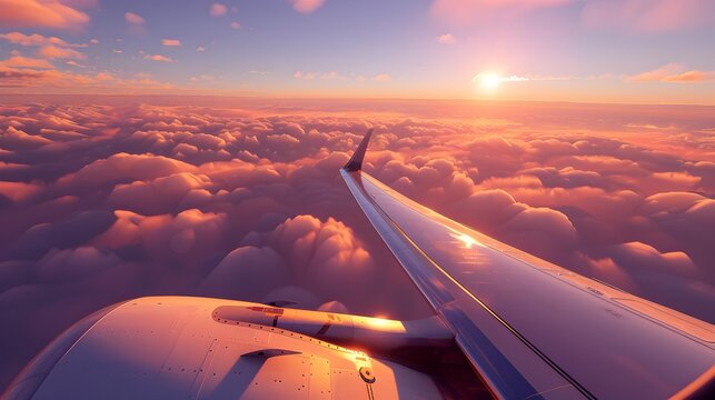 An unforgettable flight in an airplane