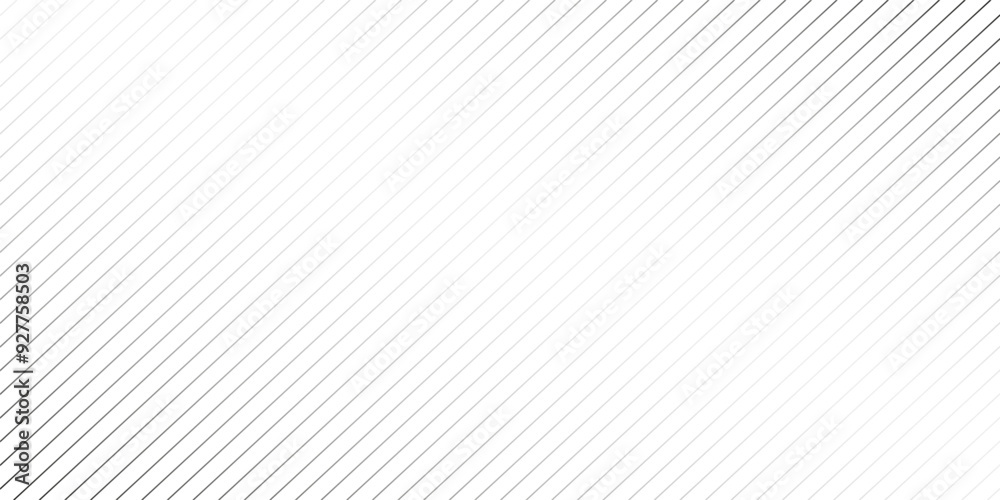 Poster Diagonal lines background, seamless repeatable texture, rows of slanted gray lines, stripes grid, mesh pattern with dashes, minimal background