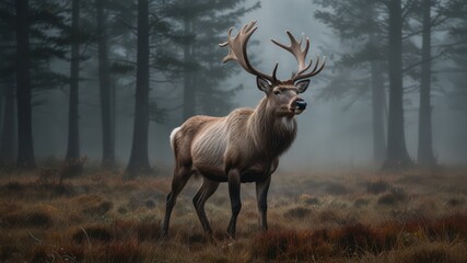 Fototapeta premium deer in the forest