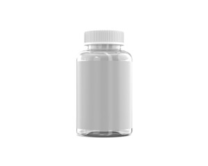 white plastic bottle