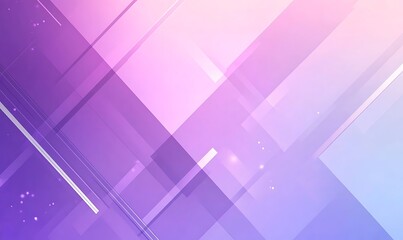 Obraz premium Abstract white blue and purple geometric background blended pastel hues with intersecting rectangles