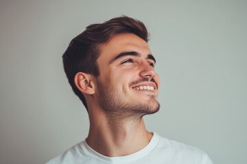 Fototapeta premium A close up of a man's face