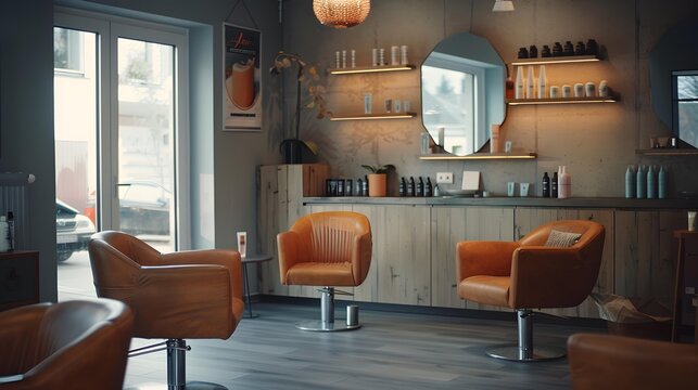 The salon is comfortable with a homely atmosphere