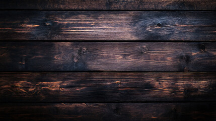 Naklejka premium Dark wooden texture background. Wooden table pattern