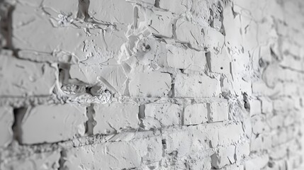 The white brick wall is a universal backdrop