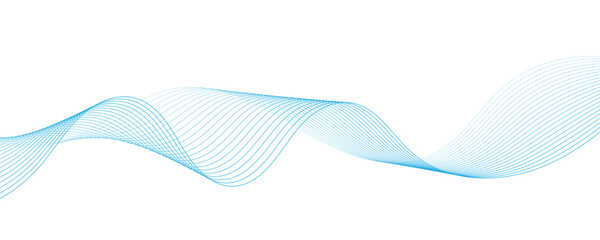 Abstract blue wave background. Vector illustration. EPS10
