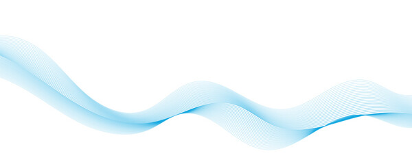 Abstract blue wave background. Vector illustration. EPS10