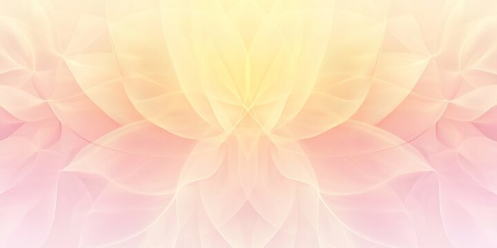  background with mandala patterns, soft pastel yellow and pink shades