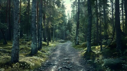 Obraz premium in the forest