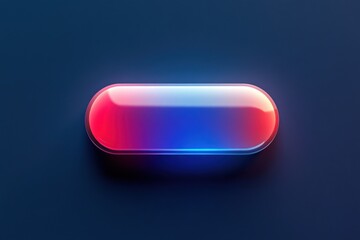 Text inside gradient capsule button design