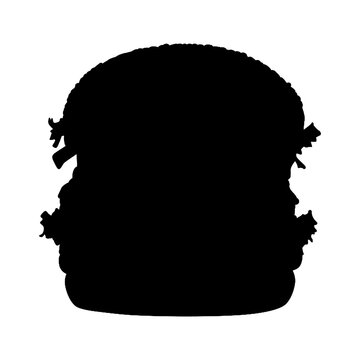 recommend clip art: burger silhouette black png 