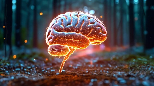 The concept of digital perplexity brain entangled in a wire