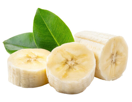 Bananenst&uuml;cke isoliert Hintergrund, Freisteller