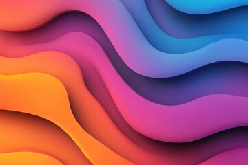 Fototapeta premium Vibrant gradient swirling backdrop creation