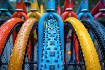 abstract background in colors and patterns for Cycle to School Week