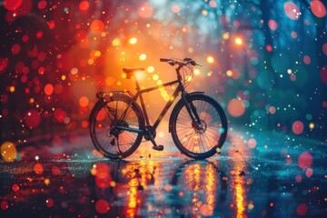 abstract background in colors and patterns for Cycle to School Week