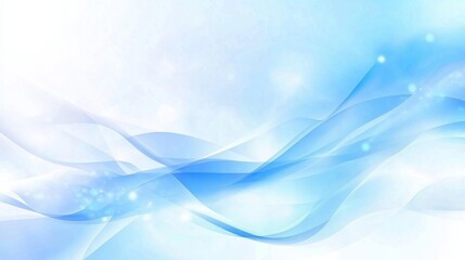 Fototapeta premium Abstract Blue Background with Blurred Wavy Lines and Soft Lighting for Modern Design