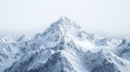 Obraz premium Snow-Capped Mountain Peaks