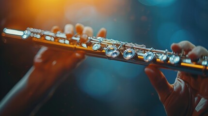 Flute Player on Stage