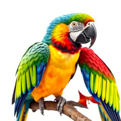 Fototapeta premium Colorful Macaw Parrot