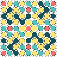Colorful Morph Pattern Backgorund