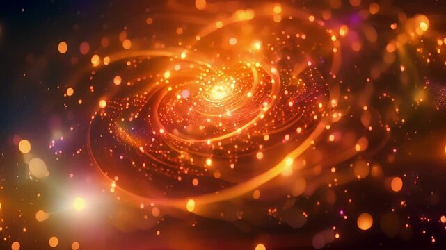 A visual representation of the unifying theory of electromagnetism and the weak nuclear force portrayed through a stunning array of luminous lights.