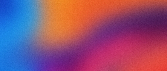 Vivid gradient background with textured noise. Banner backdrop. This eye-catching gradient texture
