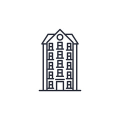 Residential icon vector illustration. Residential symbol isolated on white background