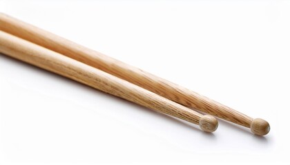  Drum sticks on white background