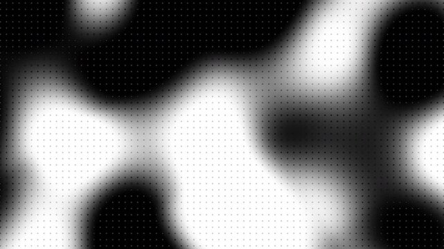 Beautiful abstract black dot wave technology background with white light digital effect corporate concept. Digital technology and innovation concepts