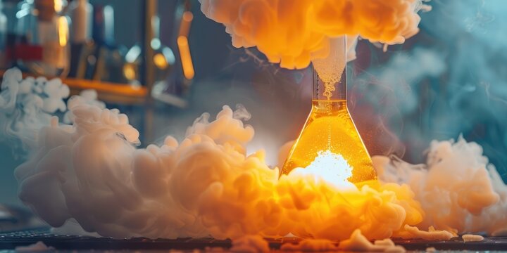 Chemistry event featuring an Elephant s Toothpaste experiment