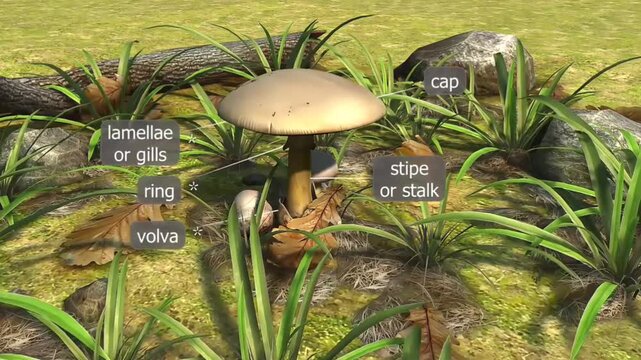 Mushroom anatomy and its parts