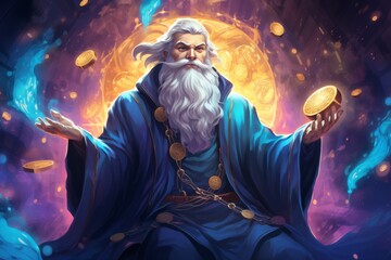 Mastery of wealth and prosperity  golden success concept for achieving abundance