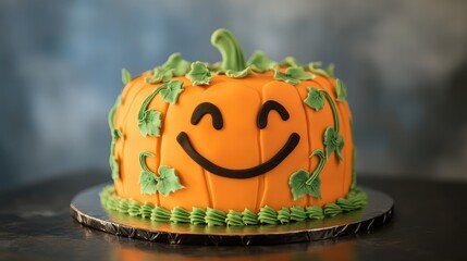 halloween pumpkin on a pumpkin