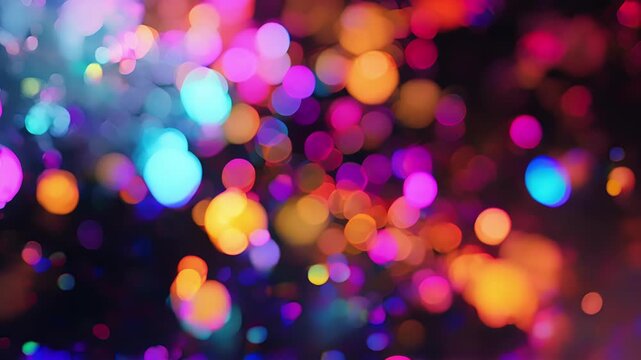 Some particles are bold and outgoing attracting attention with their boisterous movements and bright hues.