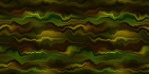 Blurry silk moody horizontal stripe texture border background. Wavy irregular bleeding wave seamless edge pattern. Atmospheric ombre distorted banner with watercolor effect. Space dyed washi tape