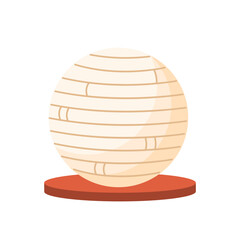 Scratching ball post for cats. Tower for domestic cat. Cat scratch for paw claws. Nails sharpening. Pet equipment. Isolated vector illustration in cartoon style