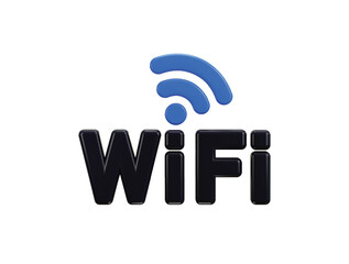 wireless connection icon 3d render
