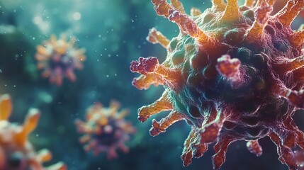  virus closeup, contagious pathogen. Monkey pox virus closeup, contagious pathogen, infectious zoonotic disease